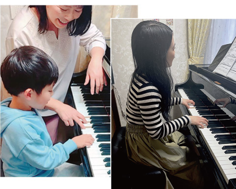 レッスン風景:幼児~大人まで